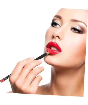 LALAFINA 12 Pcs Pencil Matte Lip Liner Set Long lasting Nude Lip Liner Matte Smudge Proof Lip Pencil Matte Lip Liner Pencil Make Up Lipliner Pencil Set for Women 1 count (Pack of 1) As Shown - Buy Online on GoSupps.com