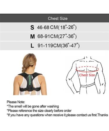YMGSCC Adjustable Back Posture Corrector Belt Clavicle Spine Upper Waist Shoulder Correction(XL) X-Large B - Buy Online on GoSupps.com