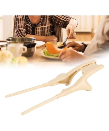 Portable Adaptive Utensils Kitchen Set Anti-Shake Non-Slip Handles for Arthritis People with Limited Dexterity Or Elderly Use White - Buy Online on GoSupps.com