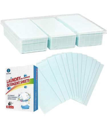 Laundry Tablets Eco-Friendly Ultra Concentrated Laundry Strips Nano Deep Decontamination Hand Care 180 Pieces - Buy Online on GoSupps.com
