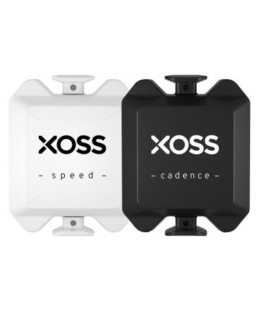XOSS X1 Suite Speed/Cadence Sensor for Cycling, ANT+/Bluetooth 4.0 Wireless Bicycle RPM Speedometer and Cadence Sensor for Road/Spinning/Stationary Bike/MTB Compatible with Wahoo/Garmin/Zwift/Strava