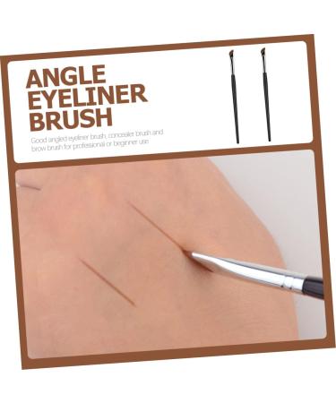 Healeved 6 Pcs Eyebrow Brush Fine Point Eyeliner Angled Eyeliner Brush Women Makeup Brush Artificial Fiber - Buy Online on GoSupps.com
