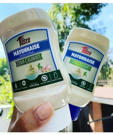 Mrs Taste Sugar-Free Mayo Multi-Pack | Zero Calories, Sodium, and Sugar | High Fiber | Keto & Paleo Friendly | Condiments & Sauces (2 Pack) - Buy Online on GoSupps.com
