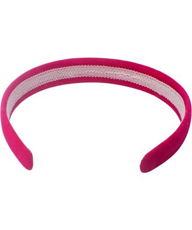 Topkids Accessories Velvet Alice Bands Luxury Headband Head Band Hairband Hair Band Adult Women Ladies Girls Kids Wedding Bride Fashion Aliceband Wonderland 2.5cm 1" Thick Wide (Hot Pink) - Buy Online on GoSupps.com
