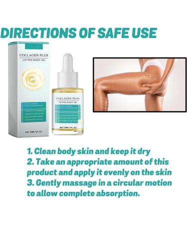 Collagenplus Lifting Body Oil Collagen Plus Firming Body Oil Collagen Lifting Oil Anti-Aging Serum for Face And Body Body Oils For Women Reducing Fine Lines - Buy Online on GoSupps.com