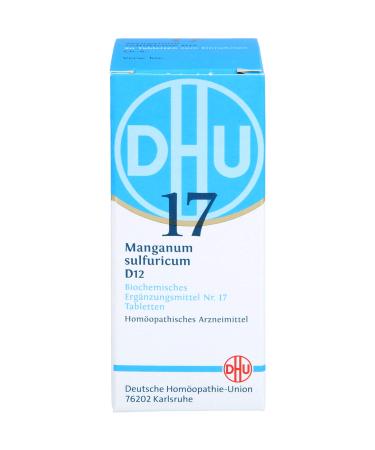 DHU Schuessler Salt No. 17 Manganum sulfuricum D12 Tablets 80 Tablets