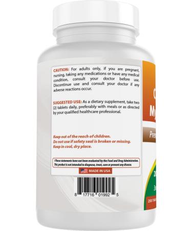 Best Naturals Choline Inositol (Myo Inositol) 2000 mg Per Serving 250 Tablets - Non-GMO Gluten Free Made in The USA - Buy Online on GoSupps.com