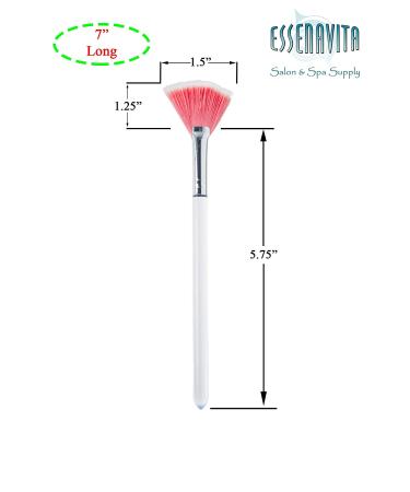 Essenavita Fan Mask Brush Set - 6 Piece Set for Mask Application - Glycolic & Boar Head Fan Brushes - Buy Online on GoSupps.com