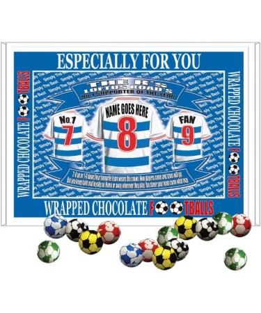 Queens PR Football Shirt Personalised Gift Boxed Sweets Variety - Buy Online on GoSupps.com