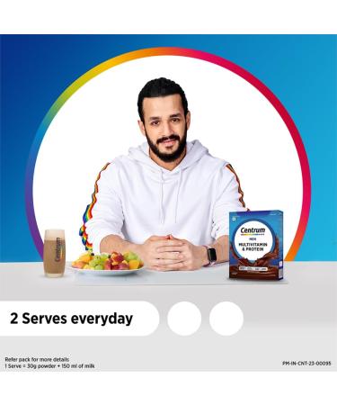 Men Multivitamin & Protein 200g Powder (Chocolate)| Vitamins Minerals to support Overall Health (Veg)| Zero Added Sugar - Buy Online on GoSupps.com