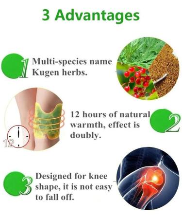Pain Relief Patch 60pcs | Self-Heating Natural Wormwood Adhesive for Neck Knee Muscle & Joint Relief - Buy Online on GoSupps.com