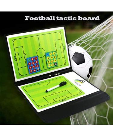 Football Coaching Board Tactical Magnetic Kit with Marker Pen and Zipper Bag - Buy Online on GoSupps.com