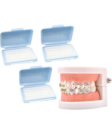 Pack of 10 Mint Flavor Orthodontic Wax Strips for Braces - Dental Care Solution - Buy Online on GoSupps.com