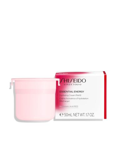 Shiseido Essential Energy Hydrating Cream Refill - 50mL - Hyaluronic Acid Formula for 24-Hour Hydration - Vegan & suitable for All Skin Types - Buy Online on GoSupps.com
