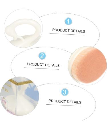 FRCOLOR Makeup Brush Powder Brush Blending Brush All over Shadow Brush Liquid Powder Foundation Brush Makeup Concealer Brush Face Brush White No Trace Polishing Powder Artificial Fiber - Buy Online on GoSupps.com