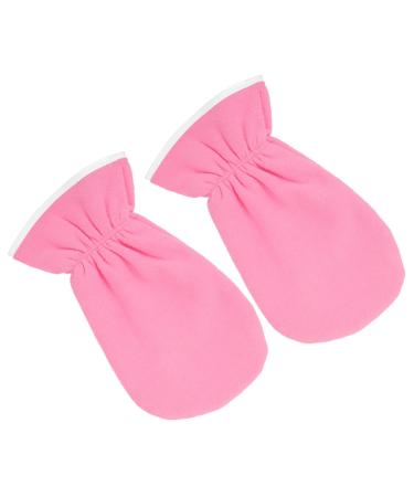 FRCOLOR 1 Pair Exfoliating Hand Mask Cotton Gloves for Dry Hands Moisturizing Spa Hands Repair Skin Hand Gloves Gel Gloves Hand Lotions Mositurizing Glove Dry Skin Fingerless Flannel Miss 29x16cm