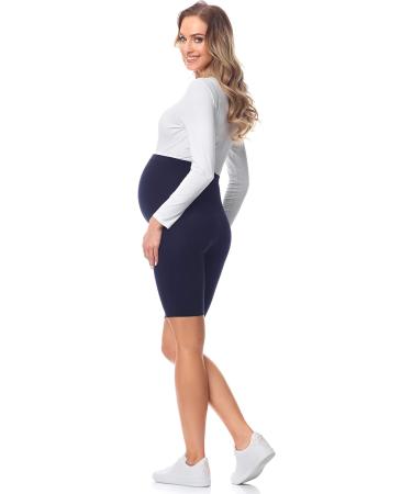 Be Mammy Maternity Short Leggings XL Navy - Pregnancy Comfort Essential - Buy Online on GoSupps.com