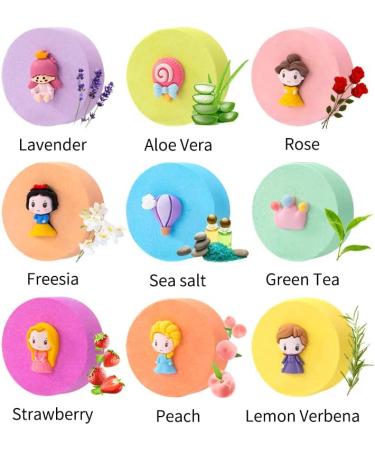 Magical Princess Bath Bombs Set for Kids (9 pcs) with Toys - Organic & Natural Spa Bath Kit for Birthday and Holidays - Buy Online on GoSupps.com