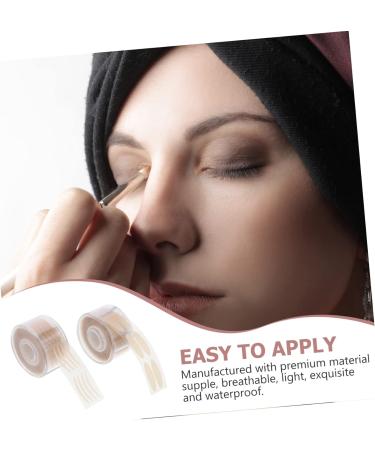 Beavorty 7200 Sheets double eyelid sticker invisible double eyelid tape Eye Lid Lifters Tape eyelid shadow sticker Eye Makeup Tape Breathable Eyelid Tape eyelid strips Adhesive natural - Buy Online on GoSupps.com