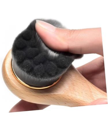 minkissy Facial Scrubber Facial Cleaning Brush Face Scrubber Face Brush Face Cleaner Brush Cleanser Brush Cleansing Brush Face Cleaning Brush Facial Brush Bamboo Long Handle Cleasing Milk - Buy Online on GoSupps.com