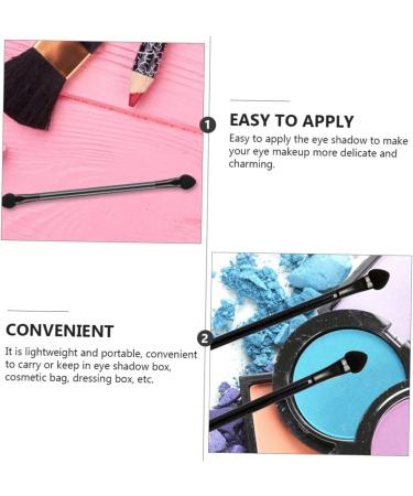 Balacoo 30pcs Double Ended Eyeshadow Brush Sponges Black Eyeshadow Eye Shadow Applicator Smudge Stick - Buy Online on GoSupps.com