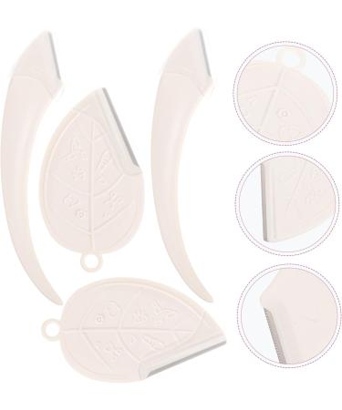  Mikinona Mikinona 4Pcs Shaver Abs Facial Razor For Women Face Razors Eye Brow Razors For Women Facial Razors For Women Face Razors For Women Face Hair Cutting Eyebrow Scissors - Buy Online on GoSupps.com