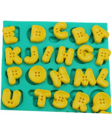 NUOBESTY 2pcs Candy Molds Letter Chocolate Mold Fondant Mold Soap Silicone Molds Silicone Molds for Soap Silicone Soap Molds Silicone Molds for Chocolate Shortbread Cake Mold Crystal Greenx2pcs 12x13cmx2pcs - Buy Online on GoSupps.com