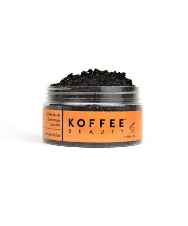 Pumpkin Spice Coffee Scrub - Exfoliating Body And Face Scrub - Polish Smooth Skin With Ease - Invigorate Senses With Festive Fragrance Formula - For Naturally Radiant Skin - 4 Oz