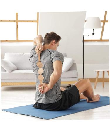 Healeved Wooden Massage Roller Stick - Meridian Muscle Roller Device for Manual Therapy & Relaxation Accessories - Buy Online on GoSupps.com