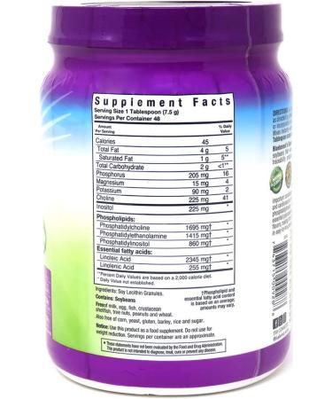 Bluebonnet Nutrition Super Earth Lecithin Granules 12.7 oz - Non-GMO, Soy-Free Supplement - Buy Online on GoSupps.com