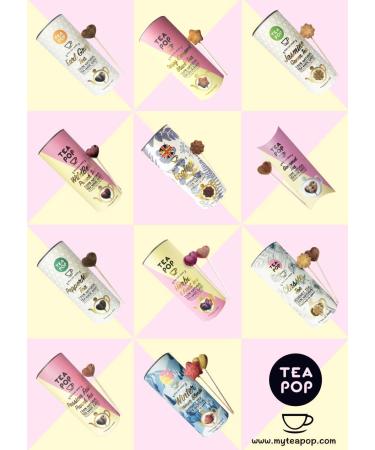 Tea Pop Different - AM Stick: Herbal & Fruit Tea Blend | Instant Hot Water Dissolve for Winter Warmth - Buy Online on GoSupps.com