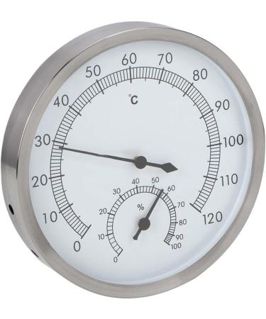Buy Durable 2-in-1 Stainless Steel Thermo Hygrometer for Sauna Room Accessories - International Shipping Available - Buy Online on GoSupps.com