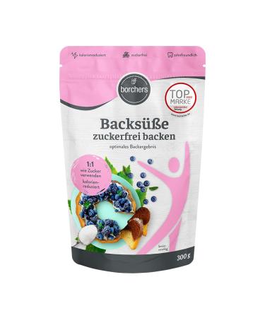 8x Borchers Sugar-Free Baking Sweetener 300g - Optimal Sugar-Free Baking Results | Perfect for Cakes Cookies & More - Buy Online on GoSupps.com