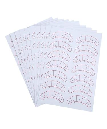 40 Pieces Eyelash Extension Adhesive Stickers - Isolation Positioning Pads for Professional Training - Buy Online on GoSupps.com