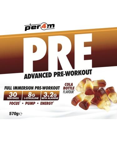 Per4m Pr -Entra nement Stimulant Bouteille de Cola 570g Pr -workout stimulant go t bouteille de cola pour l nergie et la concentration - Buy Online on GoSupps.com