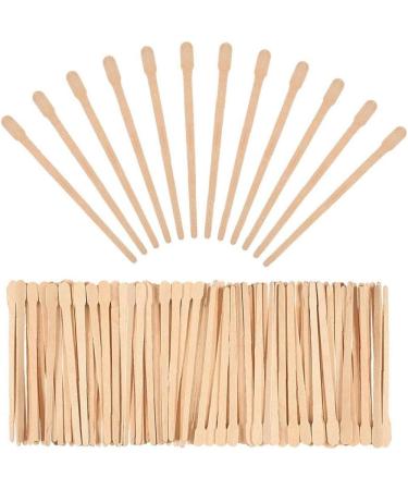 200PC Wooden Wax Applicator Sticks for Eyebrow Lip & Nose Hair Removal - Spa Quality Smooth Skin - Buy Online on GoSupps.com