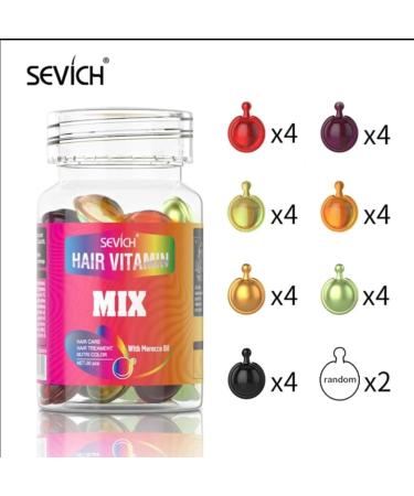 Hair Vitamin Mix Capsules with Morocco & Jojoba Oil - Revitalize & Strengthen | International Shipping Available - Buy Online on GoSupps.com