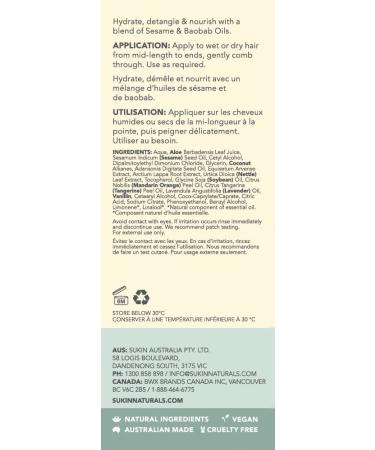 SUKIN Natural Balance Leave-in Conditioner 250 ML | Buy Online - Worldwide Shipping - Buy Online on GoSupps.com