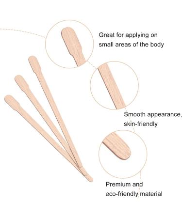 600 Pack Wooden Waxing Spatulas for Hair Removal | Natural Wood Wax Sticks - Ideal for Salon & Home Use - Buy Online on GoSupps.com