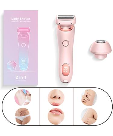 Duskofficial Razor The Glide Pro 3.0 razor Painless Shave Wet Dry Use Rechargeable with Detachable Head for Womens Legs Underarm Face Pubic Hairs (2PCS-3) - Buy Online on GoSupps.com