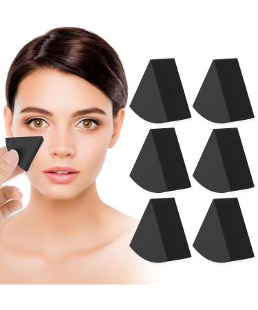 Sibba Makeup Sponge Set - 6 PCS Foundation & Eye Cosmetic Blending Applicators | Black Beauty Blender for Precision Application - Buy Online on GoSupps.com