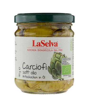 LaSelva - Artichokes in oil in quarters - 180 g - pack of 6