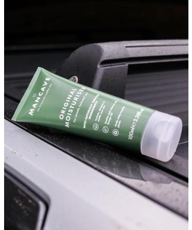 ManCave Natural Caffeine Moisturiser 100ml Helps Reduce Signs of Fatigue with UV Absorbers Suitable for all Skin Types Dermatologically Tested Vegan Made in England Single Pack - Buy Online on GoSupps.com