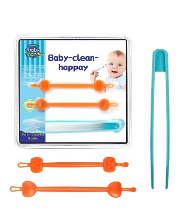 3 Pack Baby Nasal Booger and Ear Cleaner, Nose Cleaning Tweezers, Safe Baby Booger Remover,Nose Cleaner for Baby Gadget for Infants and Toddlers, Earwax & Snot Removal Baby Must Have Items