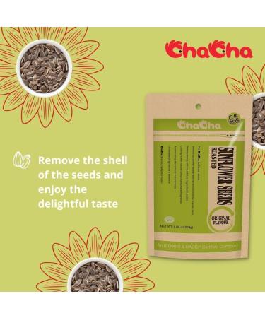 Chacha Roasted Original Sunflower Seeds - Premium Healthy Snack from China (2 Pack 460g) - Buy Online on GoSupps.com