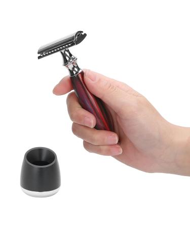 Buy Red Manual Double Edge Razor with Stand for Men & Women - Premium Shaving Experience - Buy Online on GoSupps.com