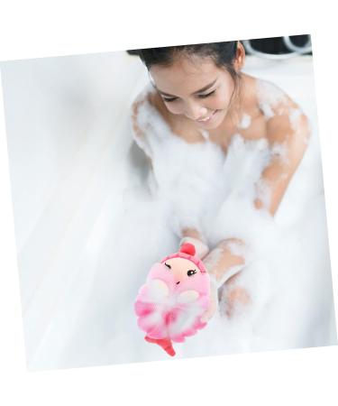 3pcs Bath Ball Sponges | Soft & Cute Loofah Shower Poufs for Body Scrubbing | Gentle Mesh Esponja para Ba arse - Buy Online on GoSupps.com