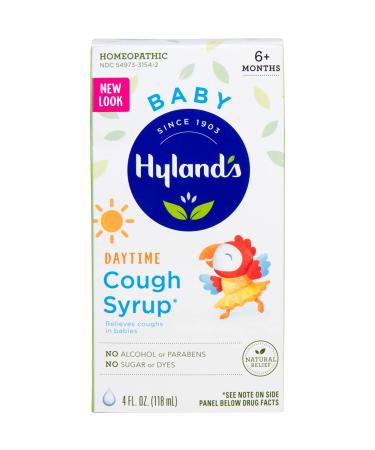 Infant and Baby Cold Medicine, Cough Syrup, Hyland's Baby, Natural Relief of Coughs Due to Colds, 4 Fl Oz Daytime Cough Syrup