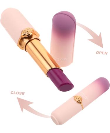  Vaguelly Vaguelly Jelly Lip Balm PH Lipstick Burgundy Lipstick Jelly Blush Stick Lipstick for Women Embossed Lipstick Lip Glaze Pink Lipstick Lip Lightener Plastic Purple - Buy Online on GoSupps.com