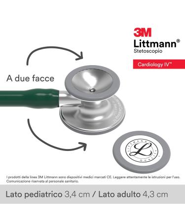 3M Littmann Cardiology IV Stethoscope - Hunter Green Tube - Buy Online on GoSupps.com